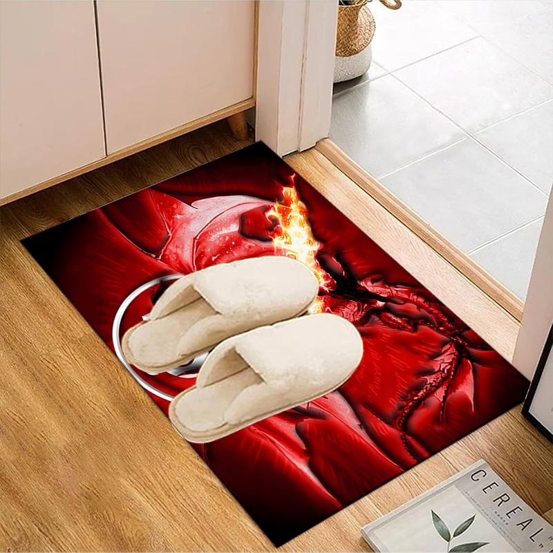 Intercontinental Football Crest Rug Game Carpet, Floor Mat for Bedroom Living Room Entryway Rug, Home Decor Idea Gift for Christmas birthday