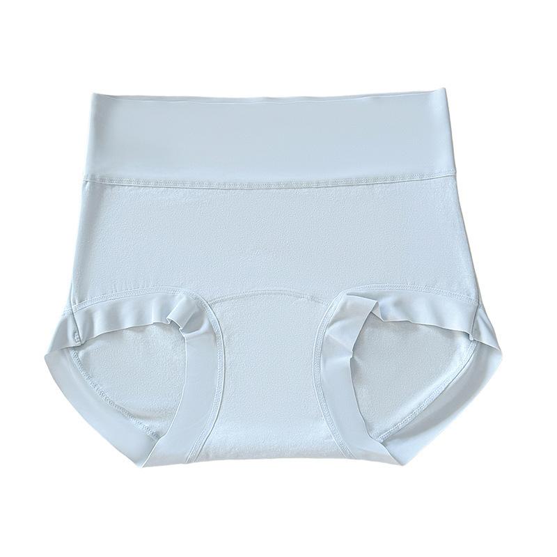 Plus-size Female Autumn Pure Cotton Extended Crotch High-waist Skin-friendly Triangle Briefs