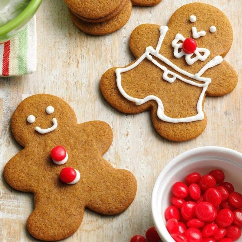 6Pcs/Set Christmas Cookie Cutter Gingerbread Xmas Tree Mold Christmas Cake Decoration Tool Navidad Gift DIY Baking Biscuit Mould