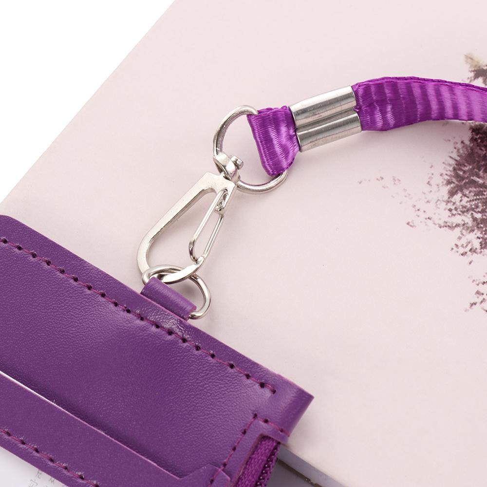 Money Pouch ID Holders with Neck Strap Credit Card Holders ID Card Holder Zipper Coin Purses