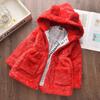 Winter Baby Mädchen Kleidung Faux Pelz Mantel Fleece Jacke Warme Schneeanzug Mit Kapuze Parka kinder Oberbekleidung Herbst Kleidung