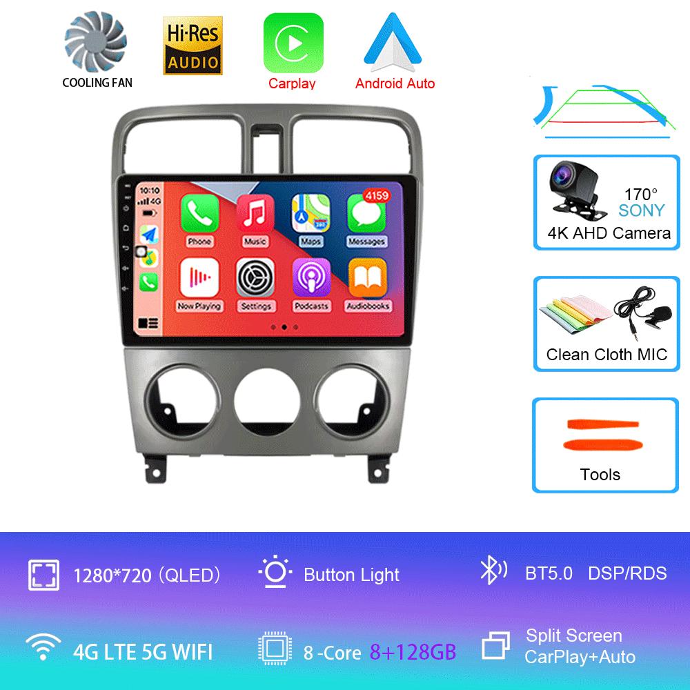 Android 14 For Subaru Forester Spoiler 2004 2005 2006 2007 2008 Radio Multimedia Video Player Navigation GPS WIFI BT DSP Stereo