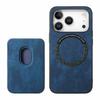 For iPhone 17 Pro Case Retro Leather + TPU Phone Cover with Detachable Card Slot