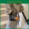 Chic Casual Brown Bucket Bag Women Unique Design Spacious Everyday Use Tote Bag