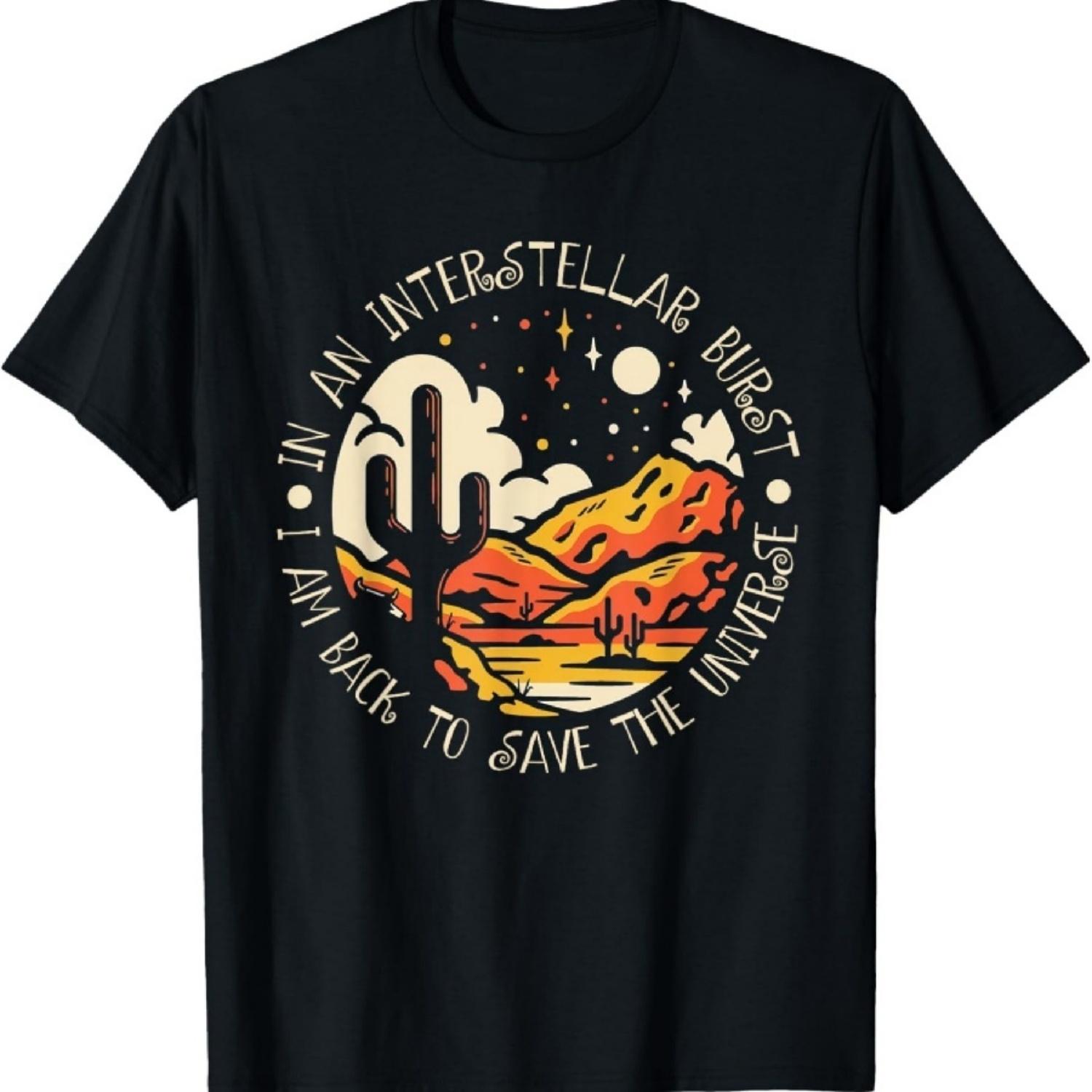 

In An Interstellar...I Am Back To Saves - Mountains Cactus T-Shirt XXXXXL чёрный