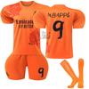 Messi 9 Shirt Draken Editie Mbappe 24-25 Real Madrid Thuis Voetbalshirt Set Fan Versie Ademend Sneldrogend Trainings Wedstrijd Kleding