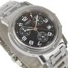 HERMES Clipper Watches CL1.910 Silver blackDial Stainless Steel Quartz Analog display mens Used