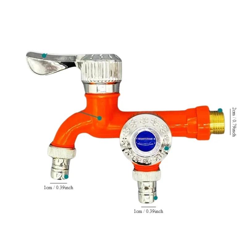 Washing Machine Faucet with An Input and Two Outputs Fast Multifunctional Opening with Double Mouth Bathroom Accessories