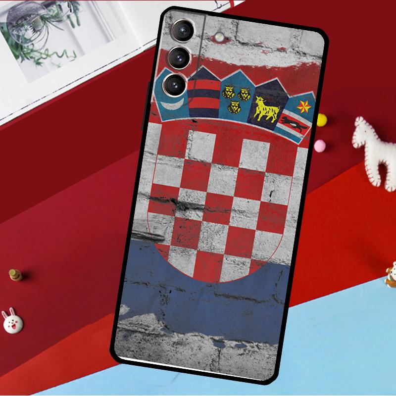 Croatia Flag Funda For Samsung Galaxy S26 S25 S24 S22 S23 Ultra Plus S20 S21 FE S9 S10 S25 FE Phone Case