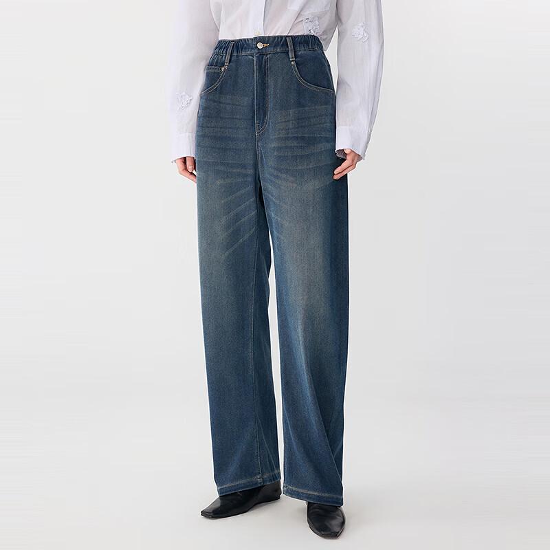 

JNBY 2025 Summer Loose Fit Banana Denim Jeans S