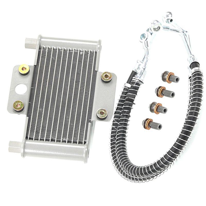 Clear Motorcycle Radiator Engine Oil Cooler Motocross Oil Cooler Dirt Pit Bike For 150-250Cc GY6