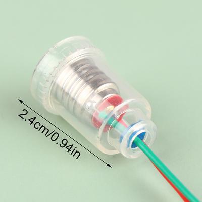 5 ks Univerzální objímka žárovky E10 s drátem Malá objímka žárovky Patice E10 Základna Experimentální výukový přístroj Základna Adaptér objímky E10