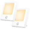 Sensor Light, Indoor, Motion Sensor Light, NLAAHCE, Plug-in, Night Light, LED, with Light Sensor, Warm White, Adjustable Brightness, Suitable for