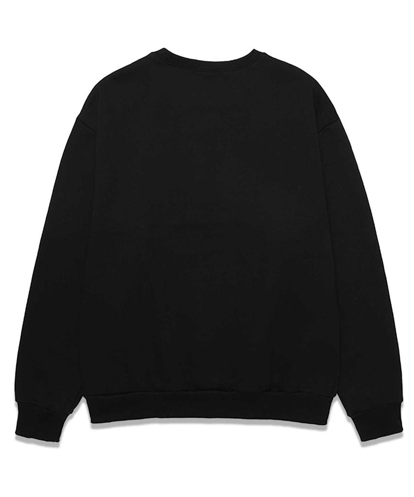 JOHNNY CARSON Simple Logo Sweatshirt (Jclts001) Black