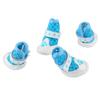 4pcs Dog Booties Summer Fashionable Breathable Mesh Lightweight Slip Resistance Dog Paw Protector