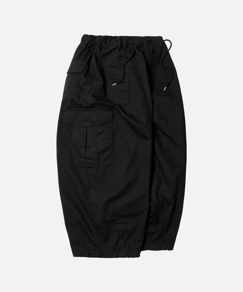 FRIZMWORKS Twill Cargo Balloon Pants _ Black