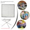 Outdoor Fire Rack Mesh Burning Pit Replacement Fire Mesh Folding Campfire Stand Net Camping Grilling Mats Enduring
