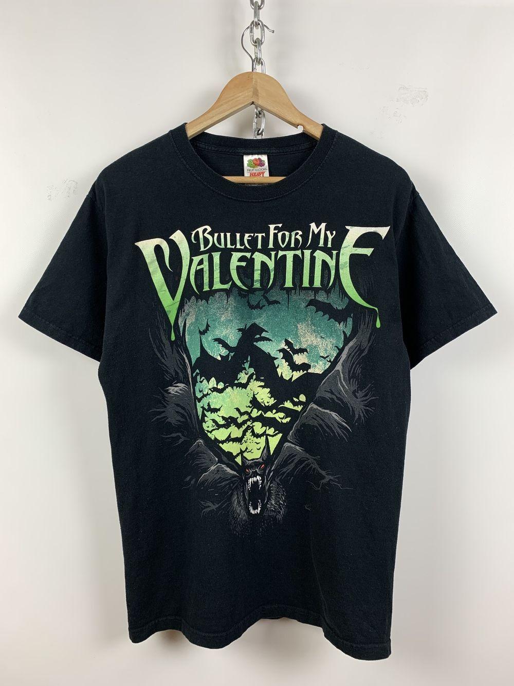 Bullet For My Valentine Scream Aim Tour Band Black Unisex Tshirt S5XL KH6941 S