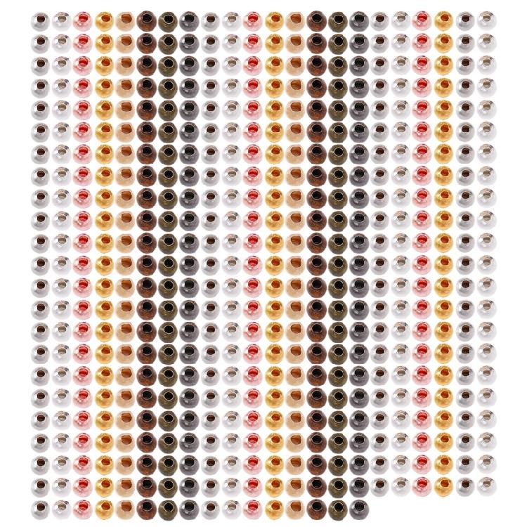 

Jewelry Making Supplies DIY Bracelets Beads Brass Material Charm Loose Beads