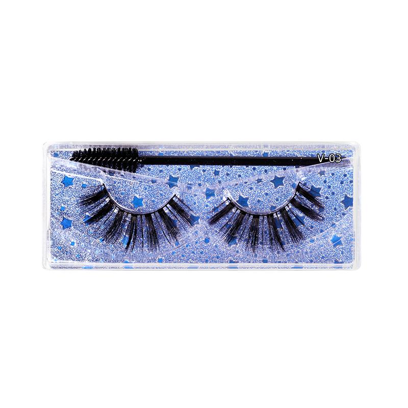 3D 5D Faux Mink False Eyelashes With Lash Boxes Custom Logo High Quality 15-20Mm 25Mm Mink Strip Lashes