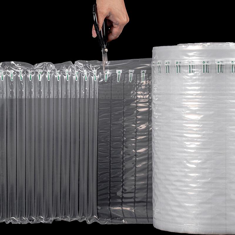 100m Logistics Transportation Air Column Bags Express Packaging Cushioning Packag Roll Material Thickened Anti Drop Bubble Column Random Cropping
