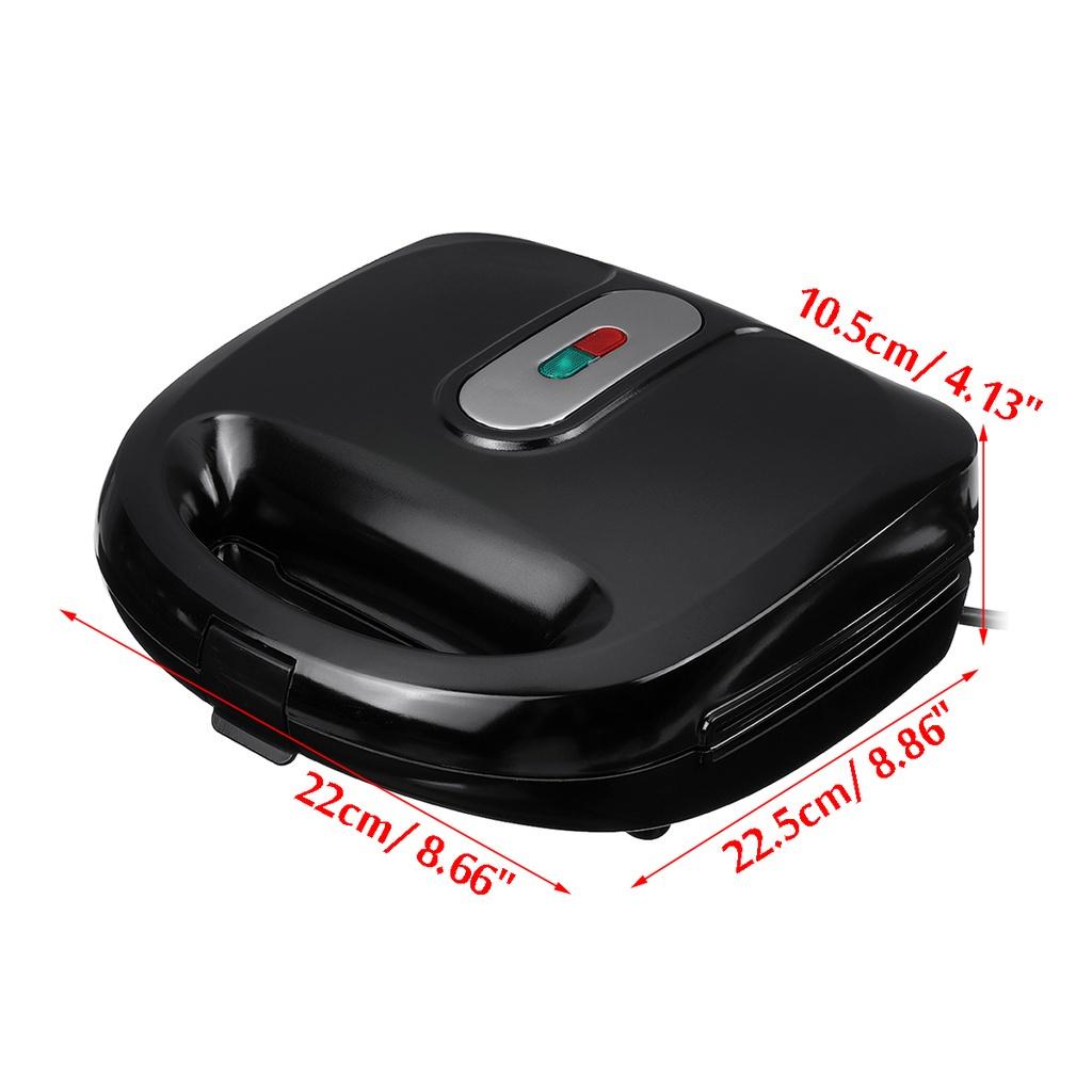 750W 6-in-1 Multifunctional Sandwich Maker Home Muffin Cake Donut Bubble Waffle Maker Breakfast Electric Waffle Machine Maker