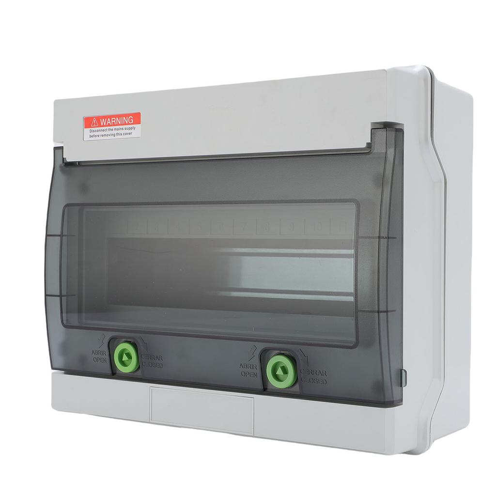 Circuit Breaker Box 12 Way IP66 Rain Proof DIN Rail Shell Circuit Breaker Electrical Box with Lock for Outdoor