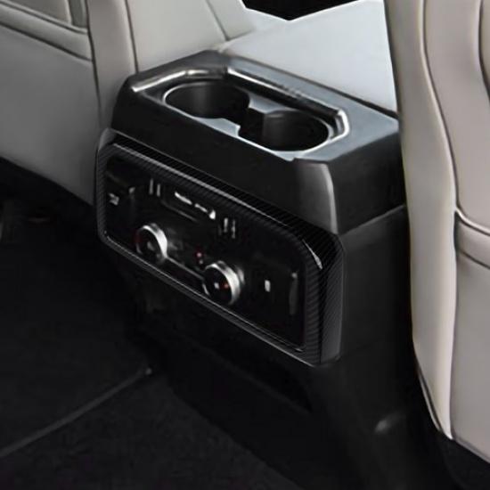 Rear Console Back Control Control Panel Trim Cover Bezel For Ford Expedition 22+