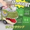 REMOKING Dinosaur Toy Car with Mini Car Educational Toy with Lights and Dinosaur Birthday Gift for Ages and Boys and Girls 13-in-1 Storage, Set,