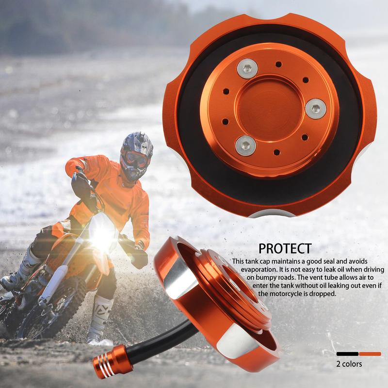 Motorrad CNC Tankdeckel mit Entlüftungsnippel Für KTM SX SXF XC XCF XCW XCFW EXC EXCF 125-450 2011-2023 Motocross Zubehör