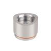 Oxygen Mounting Bungs and Plugs Adapter M18X1.5 Weld Stainless Steel O2 Oxygen Sensor Bung Flat Or Notched Style Or 30 45 Degree