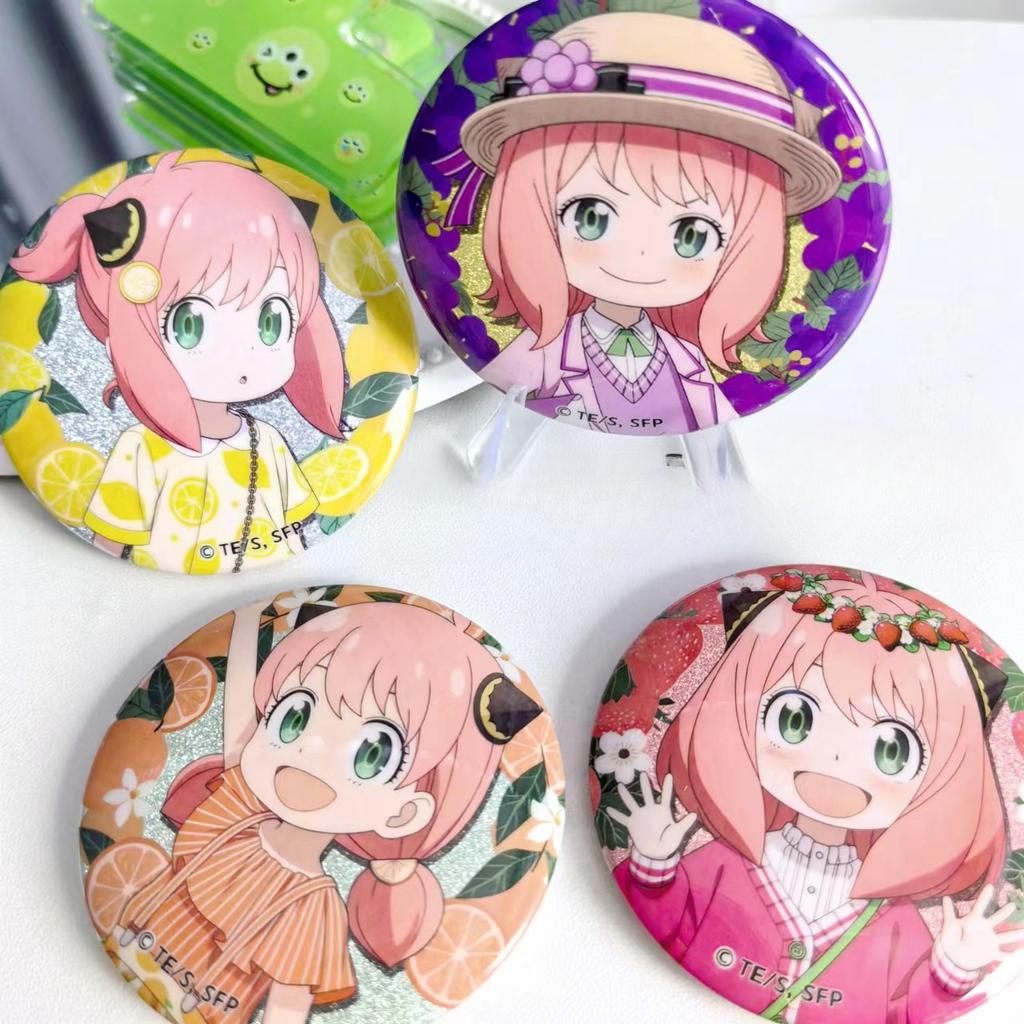Spy X Family Anya Goods Cartoon Periphery Cute Two-dimensional Badge Tinplate Brooch