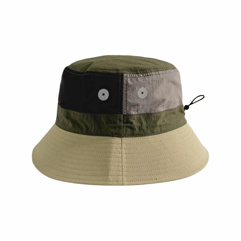 

Fashion Breathable Quick-Dry Bucket Hat Folding Light Thin Fisherman Hat Patchwork Anti-UV Sun Protection Cap Outdoor хакі