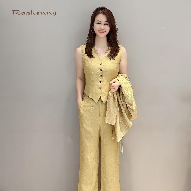 

Raphenny Women s Retro Silk Blend V-neck Vest XL