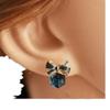 Crystal Block Bow Earrings For Women, Cute And Stylish Earrings, Versatile And Exquisite Accessories