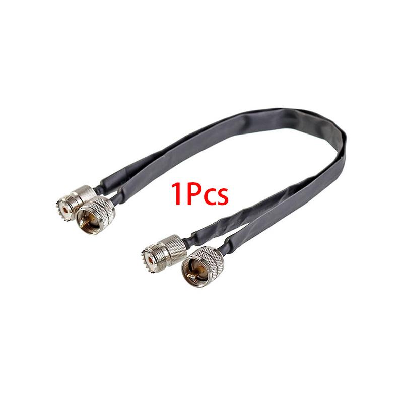 Window/Door Pass Through Flat Feed Through UHF TO UHF PL259 SO239 MALE Female Cable for Helium Miner Antenna Coaxial