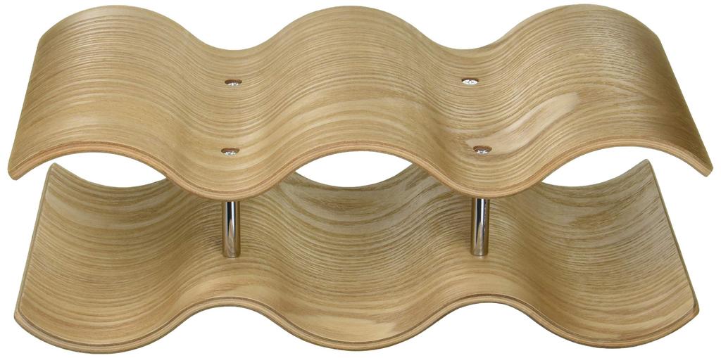 Kinto Wine Rack, 5-Bottle Capacity, Willow Design, Wine Bottle Storage, 45161