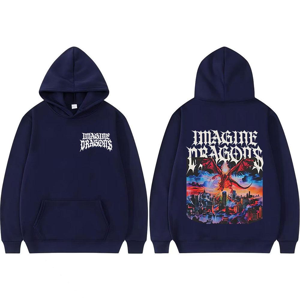 

Imagine Dragons Knight Dragon Tour 2025 Cover Sweatshirt Men Women Clothing Harajuku Gothic Hoodie Fashion Long Sleeve Pullovers L
