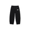 Li Ning Sports Basketball Series Runway Style Loose Wash Denim Pants Women bottoms Black AJQR004-2
