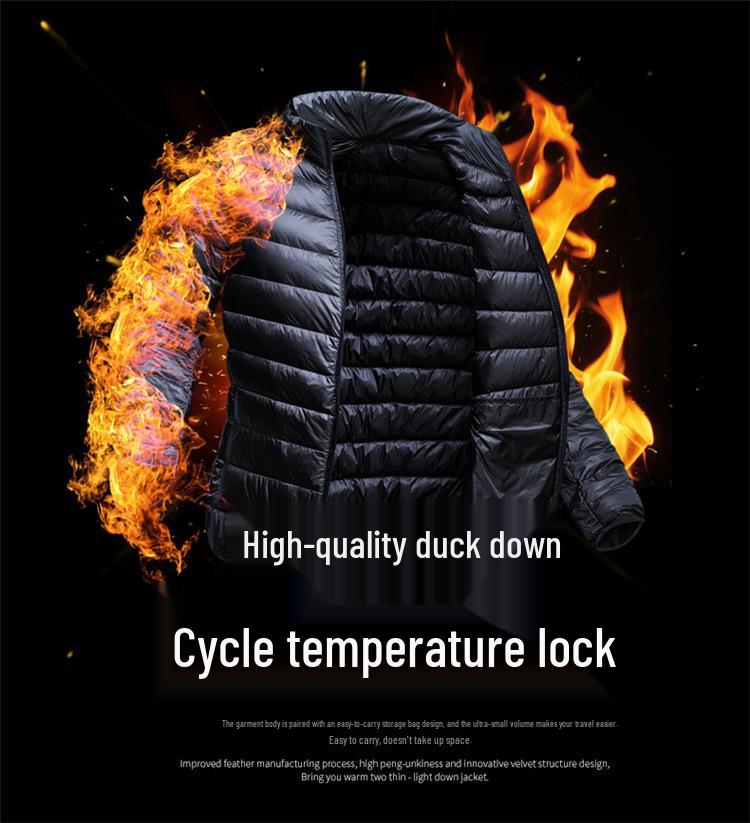 Men's Plus Size Lightweight Winter Down Jacket – New Fashion Warm Youth Coat