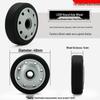 Universal Wheel Replacement for Luggage Suitcase: Leather Caster Rubber Roller Rim Repair Accessories