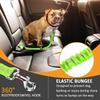 1PCS High Grade Dog Car Safety Belt Dog Safety Belt with Damping Belt and Reflective Line Adjustable Length Suitable Any Dog
