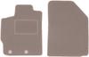 Beige Front Floor Mats For: Toyota Yaris II Hatchback (2005-2011)