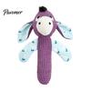 Puppy Teething Relief Toys Squeaky Plush Dog Toy, Cute Animal Shape, Durable Corduroy Crinkle Paper Chew Interactive Training for Dogs Pet Teeth