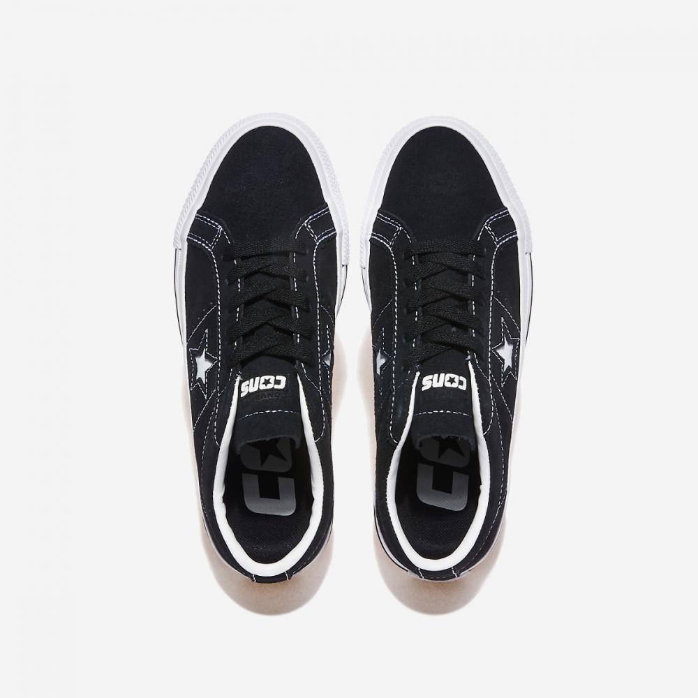 Converse One Star Pro Czarny 171327c Czarny Czarny Biały
