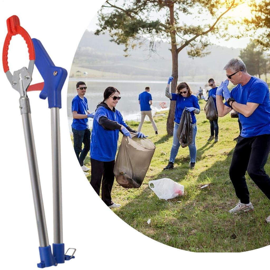 Grabber Tool Aluminum Alloy Ergonomic Foldable Supplies Trash Grabber Tool For Clean Elderly Home Litter Garden Yard Leaves