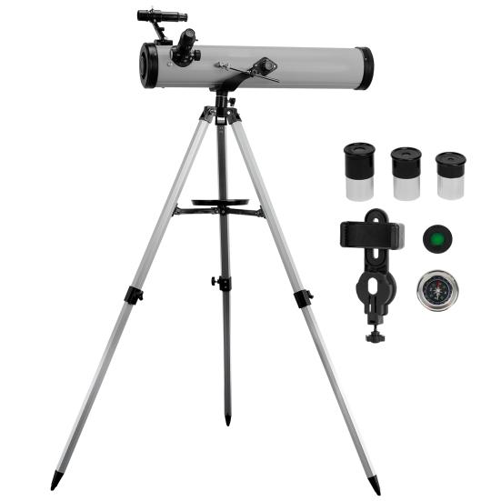 Telescope Large Aperture High Magnification Multifunction 76mm/700mm Monocular Astronomy Telescope with Tripod Finder