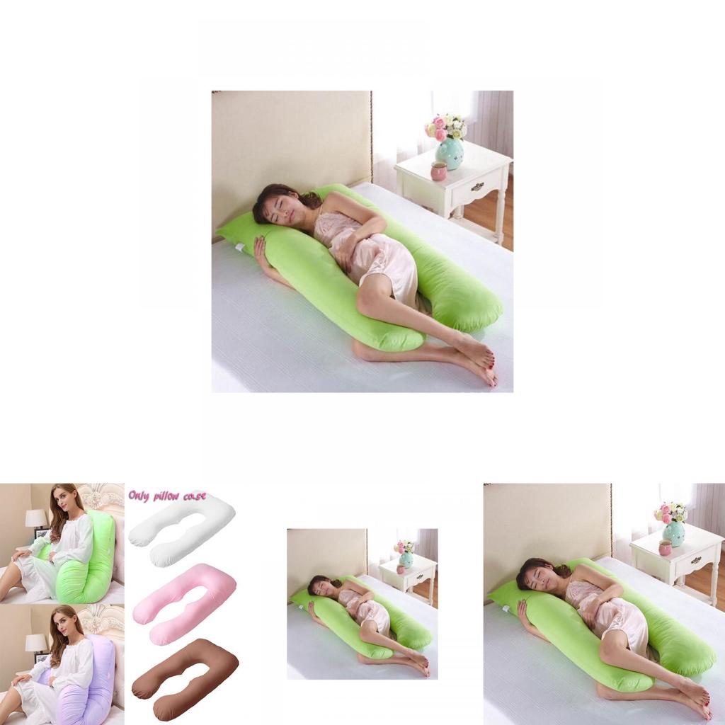 Oversized U Shape Full Body Comfort Pillow Case For Maternity And Pregnancy Support