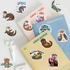 50 Cartoon New Otter Otter Doodle Stickers Decorate Guitar Notebook Suitcase DIY Waterproof
