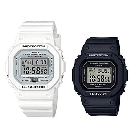

CASIO Casio Baby G Pair Watch черно-белые водонепроницаемые наручные часы [Casio] [зарубежная модель] G-Shock Boyfriend/Girlfriend DW-5600MW-7BGD-565U-1